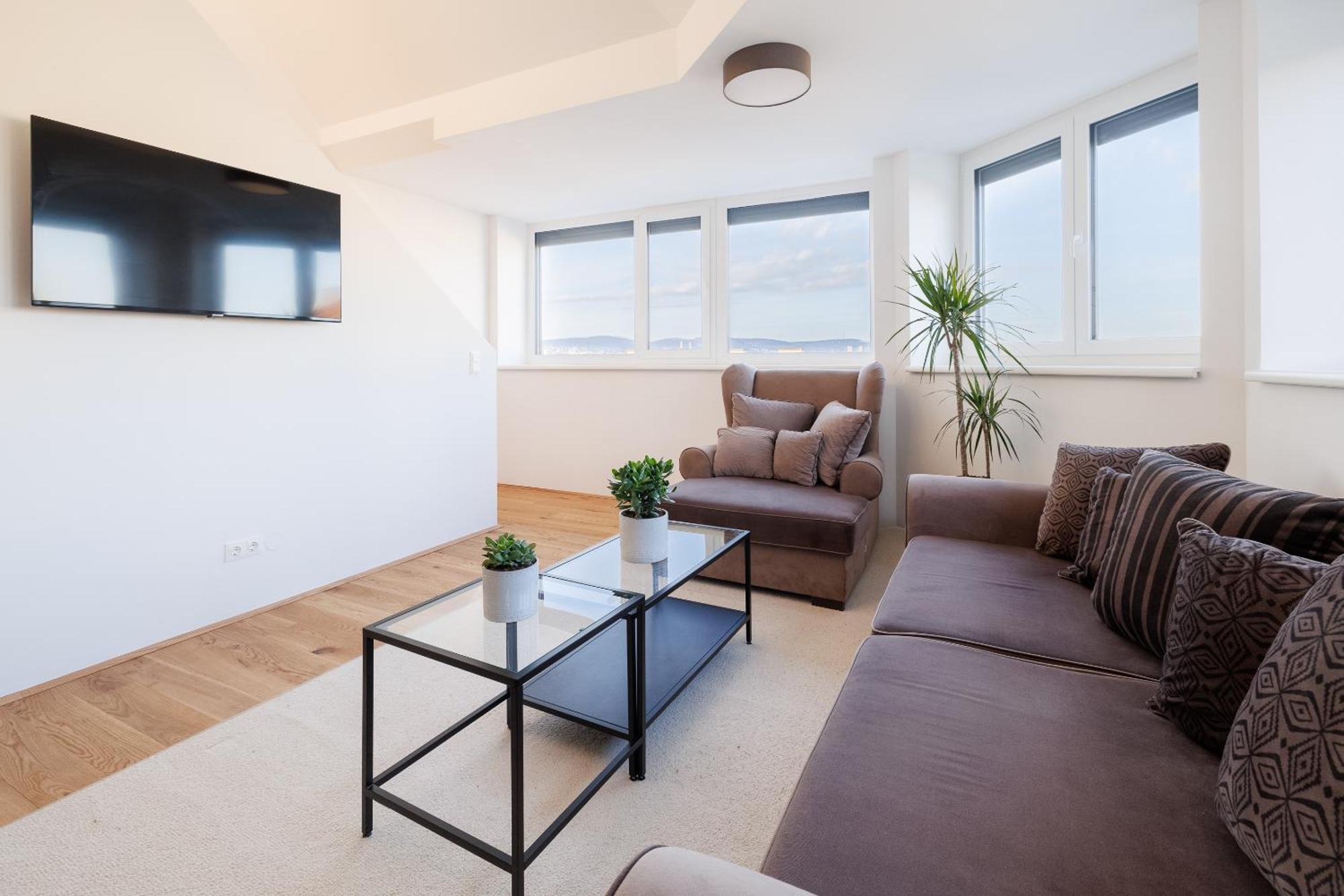 Symphony Apartments 40 - Modern Loft With Terrace And Grill In Central Location فيينا المظهر الخارجي الصورة